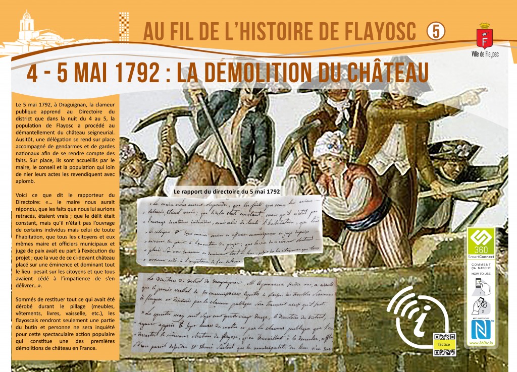 5 Démolition du chateau