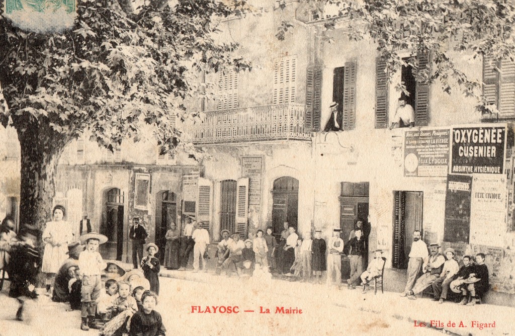 L'ANCIENNE MAIRIE DE FLAYOSC EN 1905