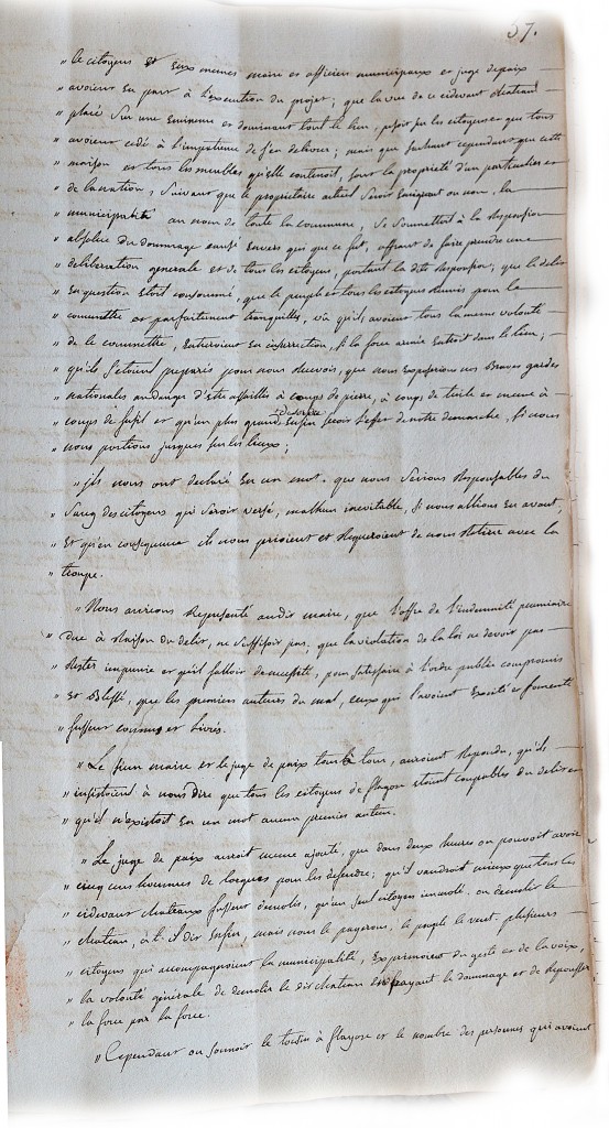 Procès verbal du directoire du district de draguignan page3(4 mai 1792)